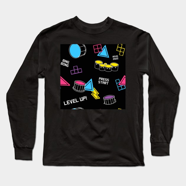 Level Up! Long Sleeve T-Shirt by scrambledpegs